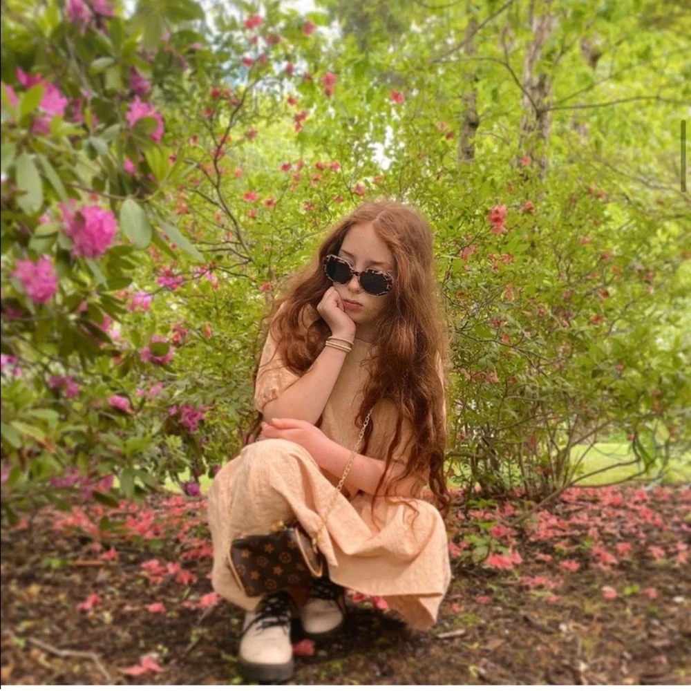 Zara hexagonal sunglasses